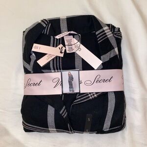 victoria secret flannel pj set